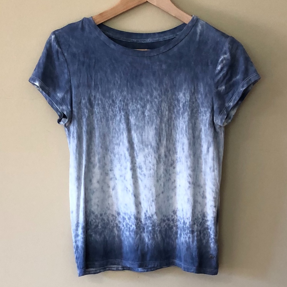 American Eagle Outfitters Blue Tie Dye Tee